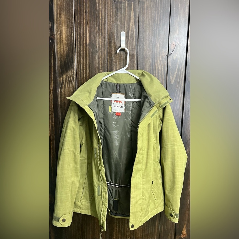 Burton Dryride Snowboard Ski Insulated Womens Hooded Full Zip Coat Jacket medium - Picture 8 of 14